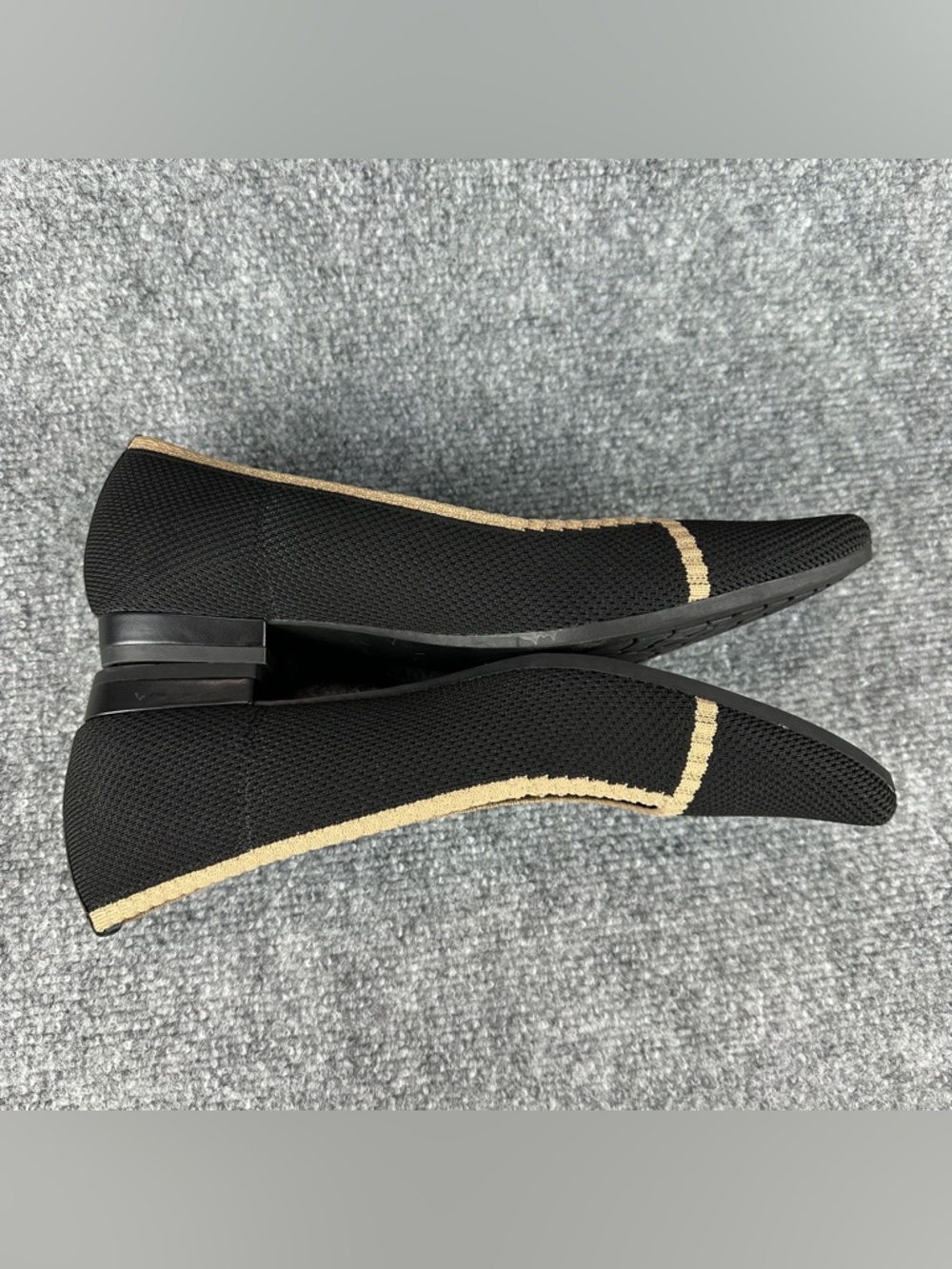 Vionic Black Dahlia Pointed Toe Flats Women's 9.5 Knit Comfort Arch Support - Picture 15 of 15